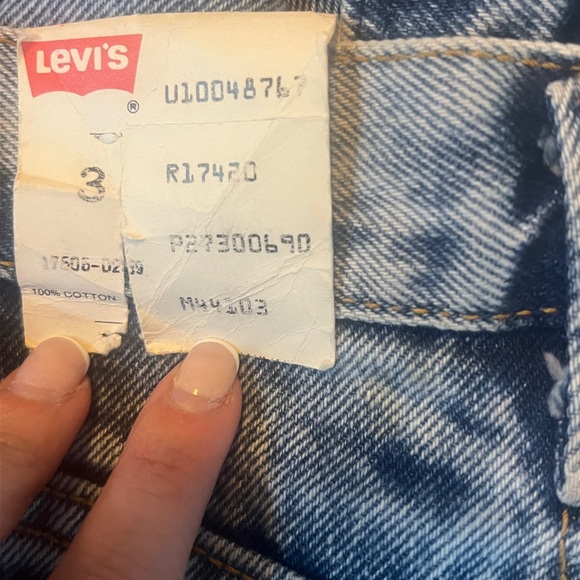 505 Levi’s Jeans Junior/Women’s Size 3 NWT - Acid Wash Vintage - Picture 6 of 11